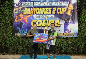 Tim Voli Chicken Codo Raih Juara 1 Open Tournament Volley Ball Danyonkes 2 Cup