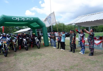 Ratusan Pecinta Trail Sukseskan Event Trabas Bersama Kodim 0801/Pacitan 