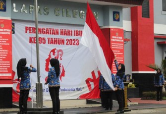 Upacara hari Ibu di Lapas Cilegon