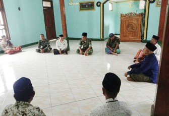 Komsos bersama warga binaan 