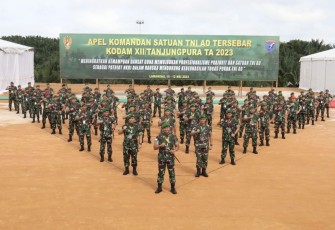 Apel Dansat TA 2023 Kodam XII/Tanjungpura 