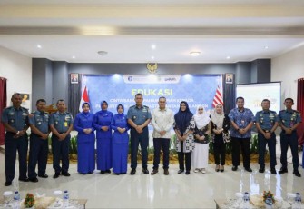 Sosialisasi Edukasi Cinta Bangga Paham Rupiah di Lantamal IX Ambon, Selasa (29/8)