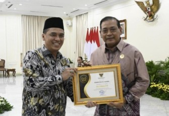 Kemenag raih penghargaan Badan Publik Informatif dari KIP