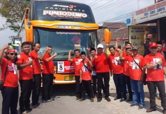 Kader Partai Demokrasi Indonesia (PDI) Kabupaten Karanganyar.