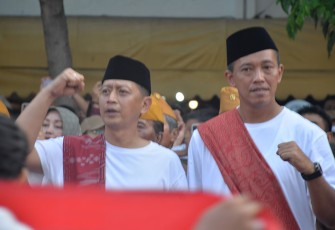 Teatrikal Peringati Peristiwa Bendera di Hotel Majapahit