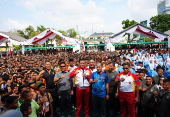 Panglima TNI Laksamana TNI Yudo Margono, S.E., M.M., pada acara “The Rising Tide 2023”.
