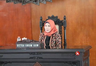 Ketua Umum GOW Kabupaten Blitar Venina Rahmat Santoso (Foto : dok. Klikwarta.com)