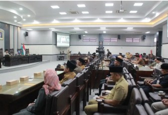 Suasana Rapat Paripurna DPRD Kabupaten Blitar 20 Maret 2023