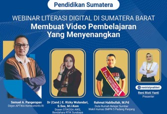 Webinar Literasi Digital di SMPN 5 Padang Panjang