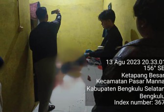 Polres BS Langsung Olah TKP Pembunuhan di Ketapang Besar Kecamatan Pasar Manna