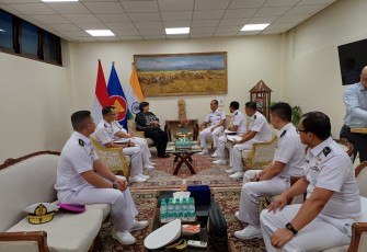 TNI AL dan India Navy (IN) membahas kerja sama bilateral pada Navy To Navy Talks (NTNT) ke-11 bertempat di Kota House, New Delhi-India, Senin (25/09).