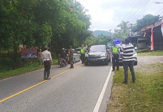 Sinergitas TNI Polri wilayah Kabupaten Aceh Barat Daya (Abdya)