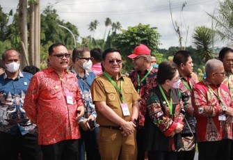 Wali Kota Bitung Turut Hadir Dalam Peresmian Bendungan Kuwil-Kawangkoan Oleh Presiden RI 