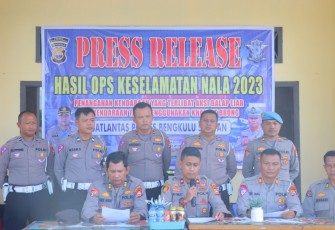 Rilis, Total 58 Knalpot Brong Disita, 37 Sepeda Motor yang Diamankan Polres Bengkulu Selatan