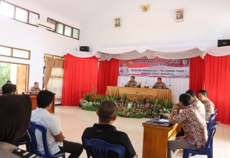 Polres Lebong Laksanakan Kegiatan Pra Wasrik Persiapan Audit Kinerja Itwasda Tahap I TA 2023