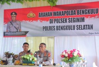 Wakapolda Bengkulu Kunjungi Polsek Seginim
