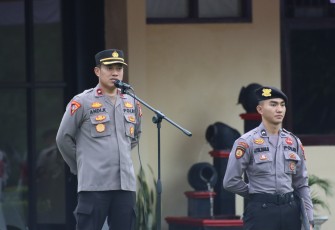 Gelar Apel Wakapolres Kepahiang Ingatkan Anggota Hindari Pelanggaran