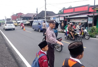 Polres Kepahiang Gelar Pengaturan Lantas Titik Rawan Kemacetan