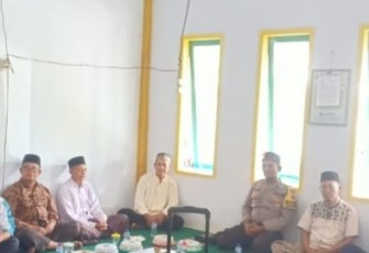 Bhabinkamtibmas Hadiri Pelantikan Pengurus Cabang Muslimat NU