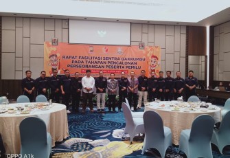 Polres Bengkulu Selatan Ikuti Rapat Fasilitasi Sentra Gakkumdu