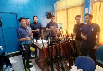 Polres BS Laksanakan Registrasi Buku Pemilik Senpi dan Pengecekan Senpi Non Organik TNI-Polri di Rutan Kelas IIB Manna
