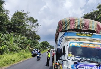 Sat Lantas Polres Benteng Tindak 4 Kendaraan ODOL