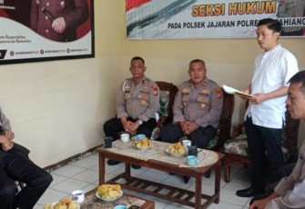Seksi Hukum Polres Kepahiang Sosialisasi dan Penyuluhan Hukum di Polsek Jajaran