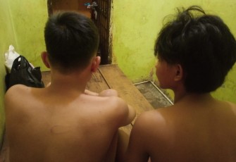  Pelaku Saat Diringkus Polsek Teluk Segara