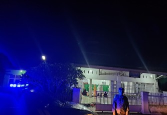 Beri Rasa Aman dan nyaman Polsek Seginim Lakukan Pengamanan Ibadah Sholat Tarawih 