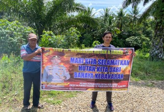 Cegah Karhutlah Polsek Kerkap Laksanakan Sosialisasi Pada Masyarakat