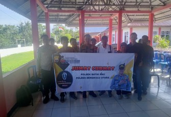 Polsek Batik Nau Mengadakan Jum'at Curhat Guna Tampung Aspirasi Masyarakat