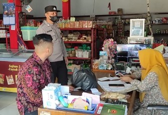 Polsek Giri Mulya Patroli Dialogis Sambang Pelaku Usaha di Desa Giri Mulya