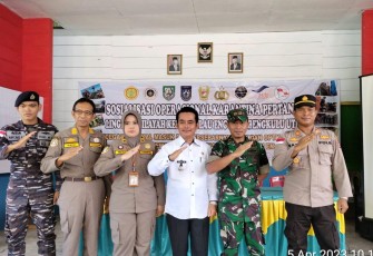 Kapolsek Enggano Hadiri Sosialisasi Karantina Pertanian Bengkulu di Pulau Enggano 