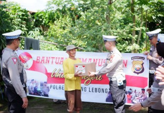 Polres Rejang Lebong Kembali Salurkan 25 Paket Bantuan Sembako Kepada Warga Kurang Mampu 