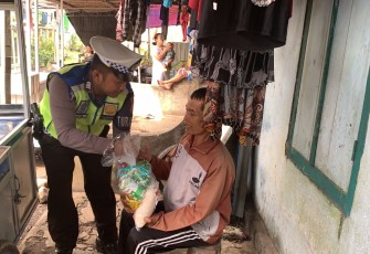 Polres Kepahiang Kembali Salurkan Bantuan Kemanusian Untuk Negeri