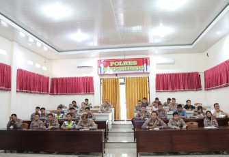 Polres Kepahiang Gelar Latpra Ops Ketupat Nala 2023 Agar Personil Lebih Profesional dan Terarah Saat Bertindak di Lapangan