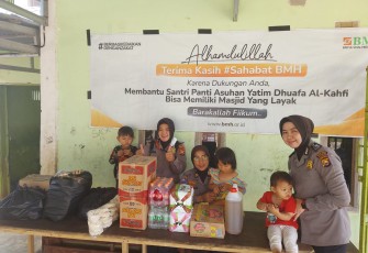 Polwan Polres Kepahiang Salurkan Bantuan Ke Panti Asuhan