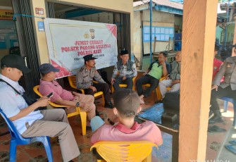 Polsek Padang Guci Hulu Gelar Jumat Curhat di Desa Senak 
