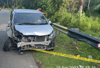 Pasca Tabrakan, Mobil Ringsek