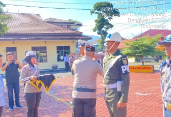 Apel Gelar Pasukan Operasi Ketupat Nala tahun 2023, Polres Rejang Lebong Siapkan 6 Pos Pengamanan dan Pelayanan di Jalur Mudik Lebaran 