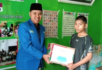 PKC PMII Bengkulu Berbagi Sembako ke Panti Asuhan 