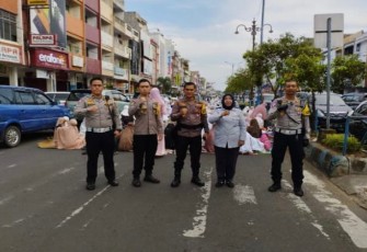 Tinjau Lokasi Salat Idulfitri, Kabag Ops Amankan Kunci Kontak Jemaah 