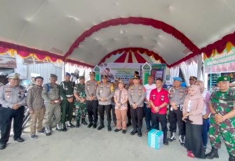 Hari Kedua Monitoring, Wakapolda Kembali Cek Pospam Idulfitri di Mukomuko