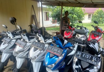 Musim Mudik, Polsek Selebar Terima Titipan Motor Gratis