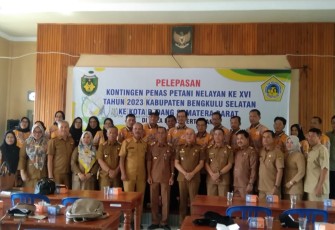 Pemkab Bengkulu Selatan kirim Sebanyak 32 Kontingen Penas Petani Nelayan ke Kota Padang