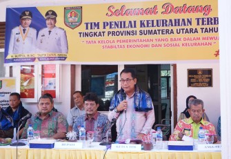Tim Penilaian Kelurahan Terbaik Tingkat Provinsi Sumatera Utara Sambangi Kelurahan Selawan