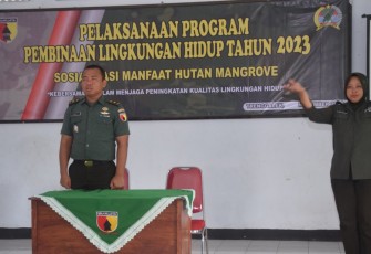 Kodim 0806/Trenggalek Sosialisasi Program Pembinaan Lingkungan Hidup 2023