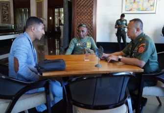 Salah satu petinggi Intelijen ASEAN saat tiba di Bali