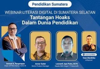 Webinar Literasi Digital di SMAN 7 Prabumulih 