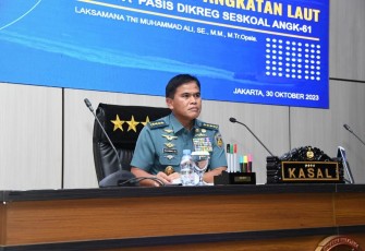 Kepala Staf TNI Angkatan Laut Laksamana TNI Muhammad Ali 